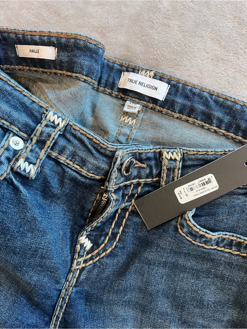 True Religion Halle Nibiru Blue Women's Jeans